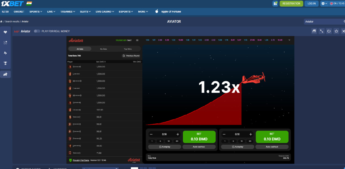 Gambling sites with Aviator in the game catalog