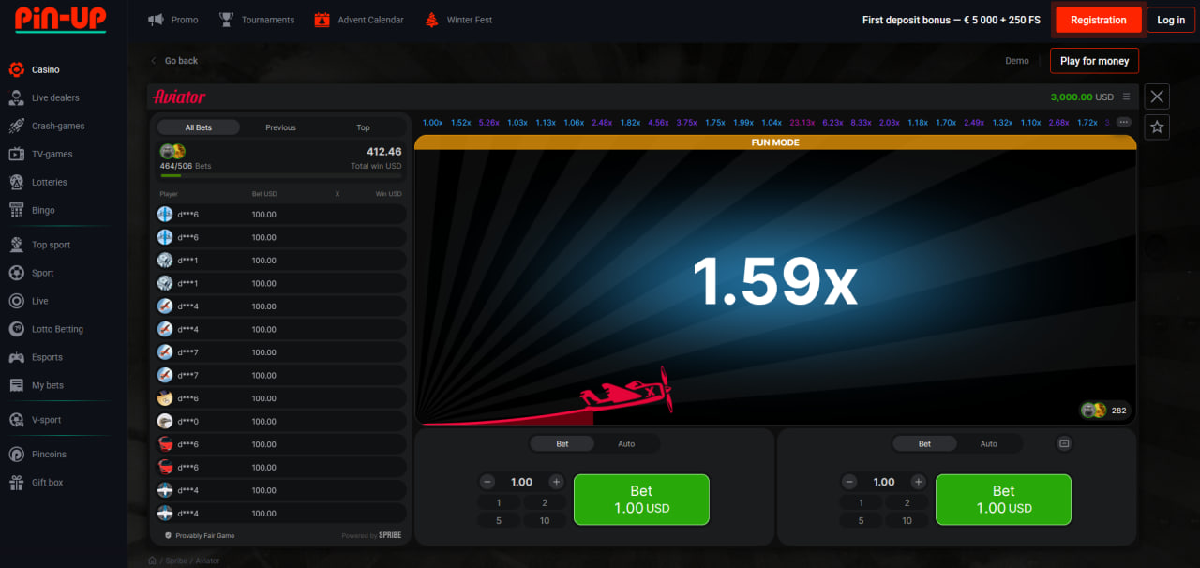 Mobile version and app access for Aviator