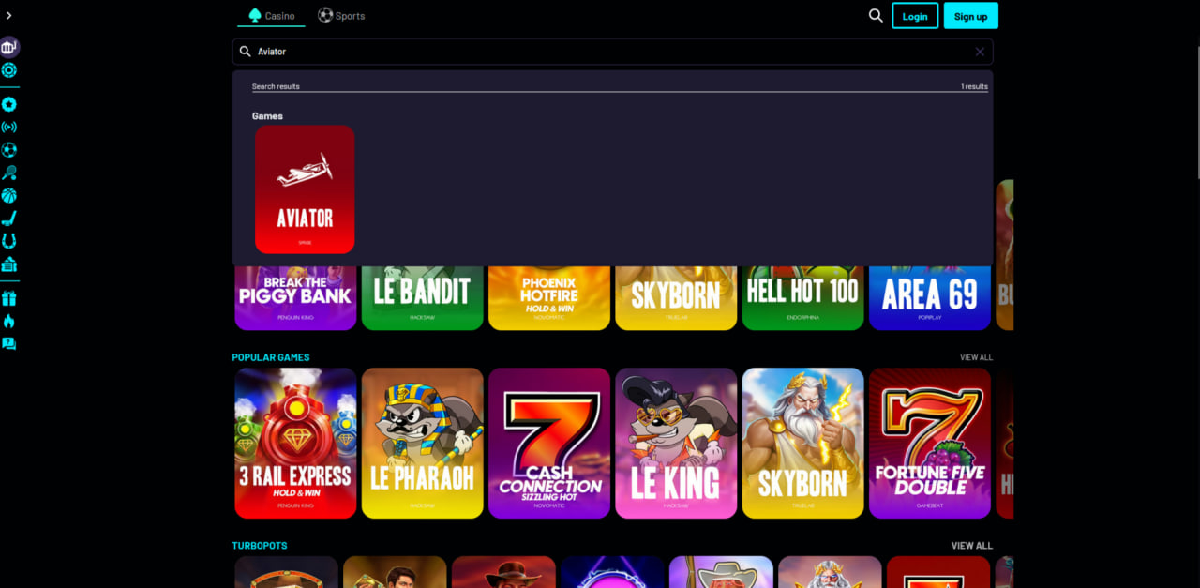 Turbo Wins casino overview